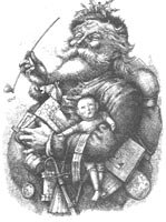 Santa Claus Darstellung von Thomas Nast