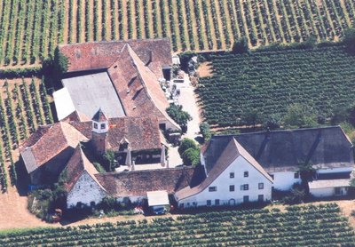 Luftbil des Kloster Heilsbruck.